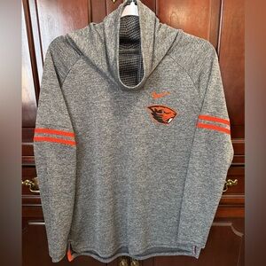 Nike Oregon State University Beavers Pullover with Scuba Neck, Women’s Large